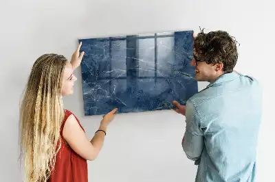 Tableau magnétique avec feutre marbre élégant