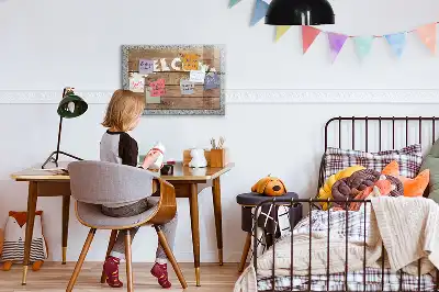 Tableau magnétique effaçable à sec panneau de bienvenue