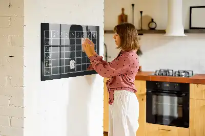 Emploi du temps tableau magnétique avec feutre