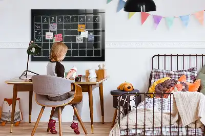 Emploi du temps tableau magnétique avec feutre
