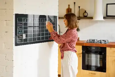 Emploi du temps tableau magnétique avec feutre