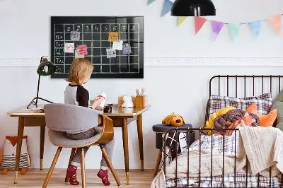 Emploi du temps tableau magnétique avec feutre