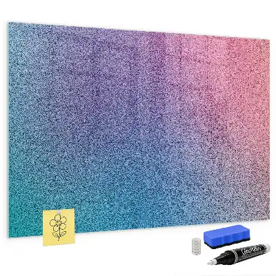 Tableau magnétique effaçable à sec avec motif en dégradé