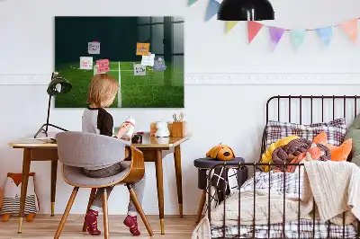 Tableau tactique de football magnétique avec feutre effaçable
