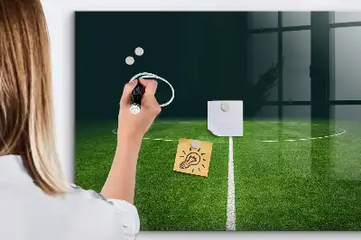 Tableau tactique de football magnétique avec feutre effaçable