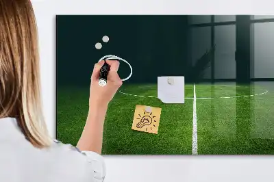 Tableau tactique de football magnétique avec feutre effaçable