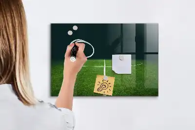 Tableau tactique de football magnétique avec feutre effaçable