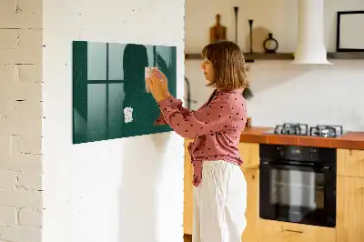 Tableau magnétique effaçable à sec motif de feuilles