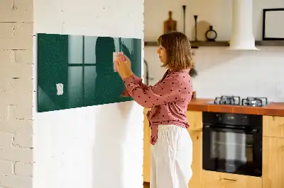 Tableau magnétique effaçable à sec motif de feuilles