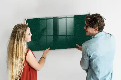 Tableau magnétique effaçable à sec motif de feuilles