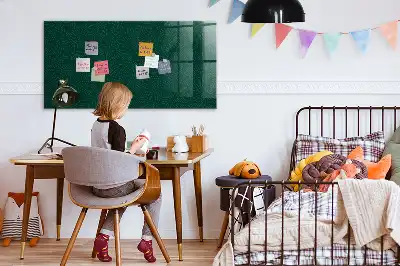 Tableau magnétique effaçable à sec motif de feuilles