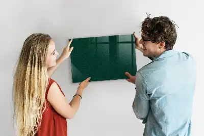 Tableau magnétique effaçable à sec motif de feuilles
