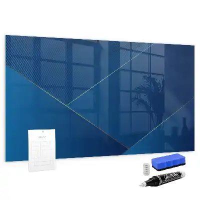 Tableau magnétique avec feutre motif abstraction décorative