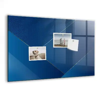 Tableau magnétique avec feutre motif abstraction décorative