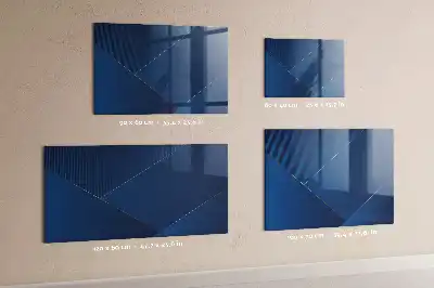 Tableau magnétique avec feutre motif abstraction décorative