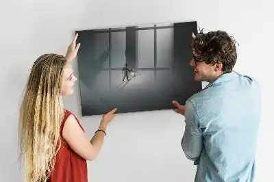 Tableau magnétique effaçable à sec modèle Voyageur dans l'obscurité