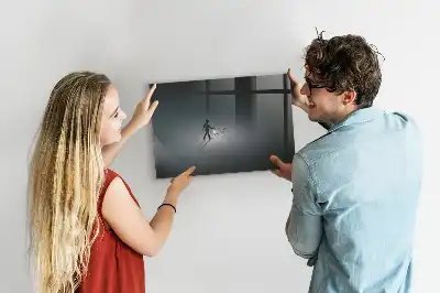 Tableau magnétique effaçable à sec modèle Voyageur dans l'obscurité