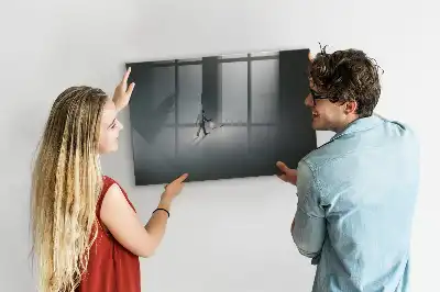 Tableau magnétique effaçable à sec modèle Voyageur dans l'obscurité