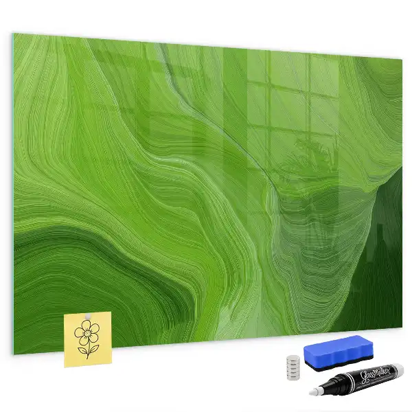 Tableau magnétique avec feutre vagues modernes