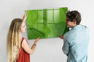 Tableau magnétique avec feutre vagues modernes
