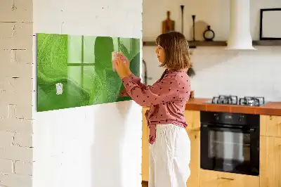 Tableau magnétique avec feutre vagues modernes