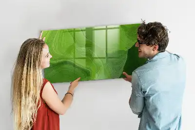 Tableau magnétique avec feutre vagues modernes