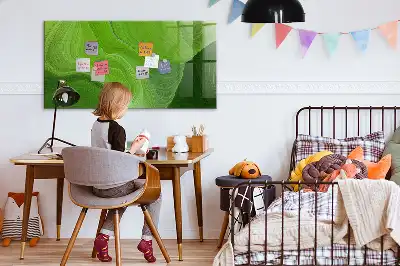 Tableau magnétique avec feutre vagues modernes