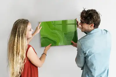Tableau magnétique avec feutre vagues modernes