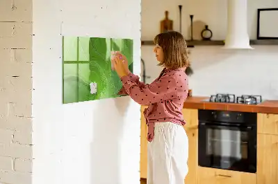 Tableau magnétique avec feutre vagues modernes