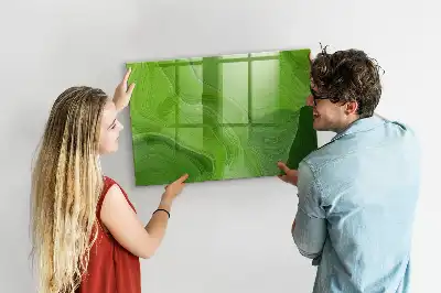 Tableau magnétique avec feutre vagues modernes