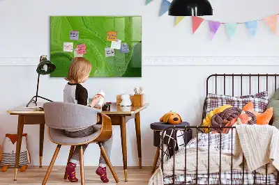 Tableau magnétique avec feutre vagues modernes