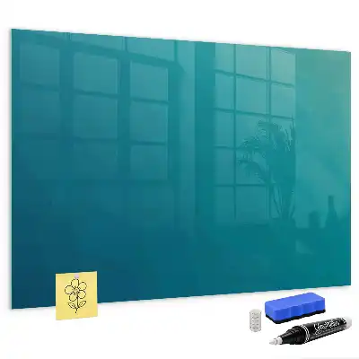 Tableau magnétique avec feutre motif de l'abstraction marine