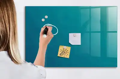 Tableau magnétique avec feutre motif de l'abstraction marine
