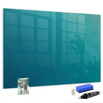 Tableau magnétique avec feutre motif de l'abstraction marine