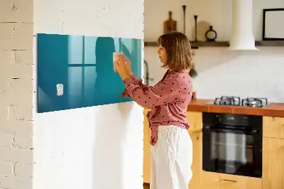 Tableau magnétique avec feutre motif de l'abstraction marine