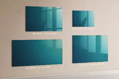 Tableau magnétique avec feutre motif de l'abstraction marine