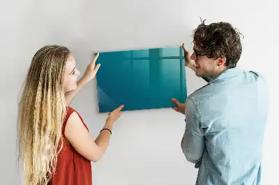 Tableau magnétique avec feutre motif de l'abstraction marine