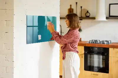 Tableau magnétique avec feutre motif de l'abstraction marine