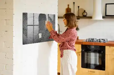 Tableau magnétique effaçable à sec en roche volcanique