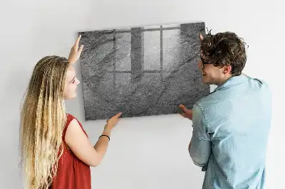Tableau magnétique effaçable à sec en roche volcanique