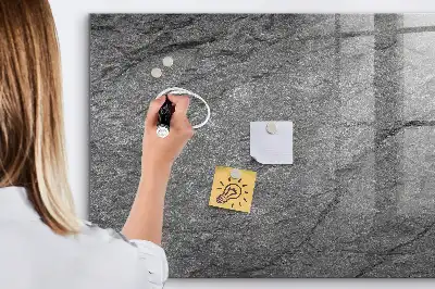 Tableau magnétique effaçable à sec en roche volcanique