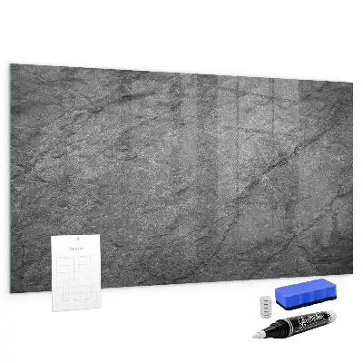 Tableau magnétique effaçable à sec en roche volcanique
