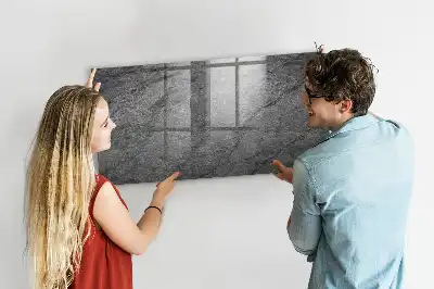 Tableau magnétique effaçable à sec en roche volcanique