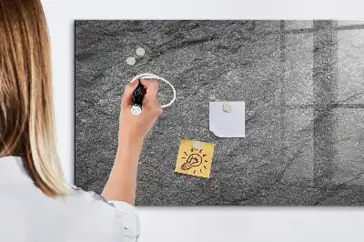 Tableau magnétique effaçable à sec en roche volcanique