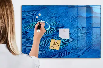 Plume d'oiseau décorative avec tableau magnétique et feutre