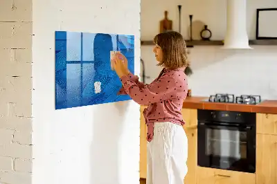 Plume d'oiseau décorative avec tableau magnétique et feutre
