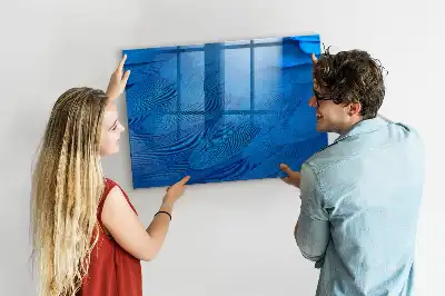 Plume d'oiseau décorative avec tableau magnétique et feutre