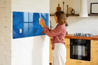 Plume d'oiseau décorative avec tableau magnétique et feutre