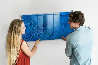 Plume d'oiseau décorative avec tableau magnétique et feutre