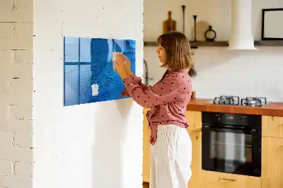 Plume d'oiseau décorative avec tableau magnétique et feutre
